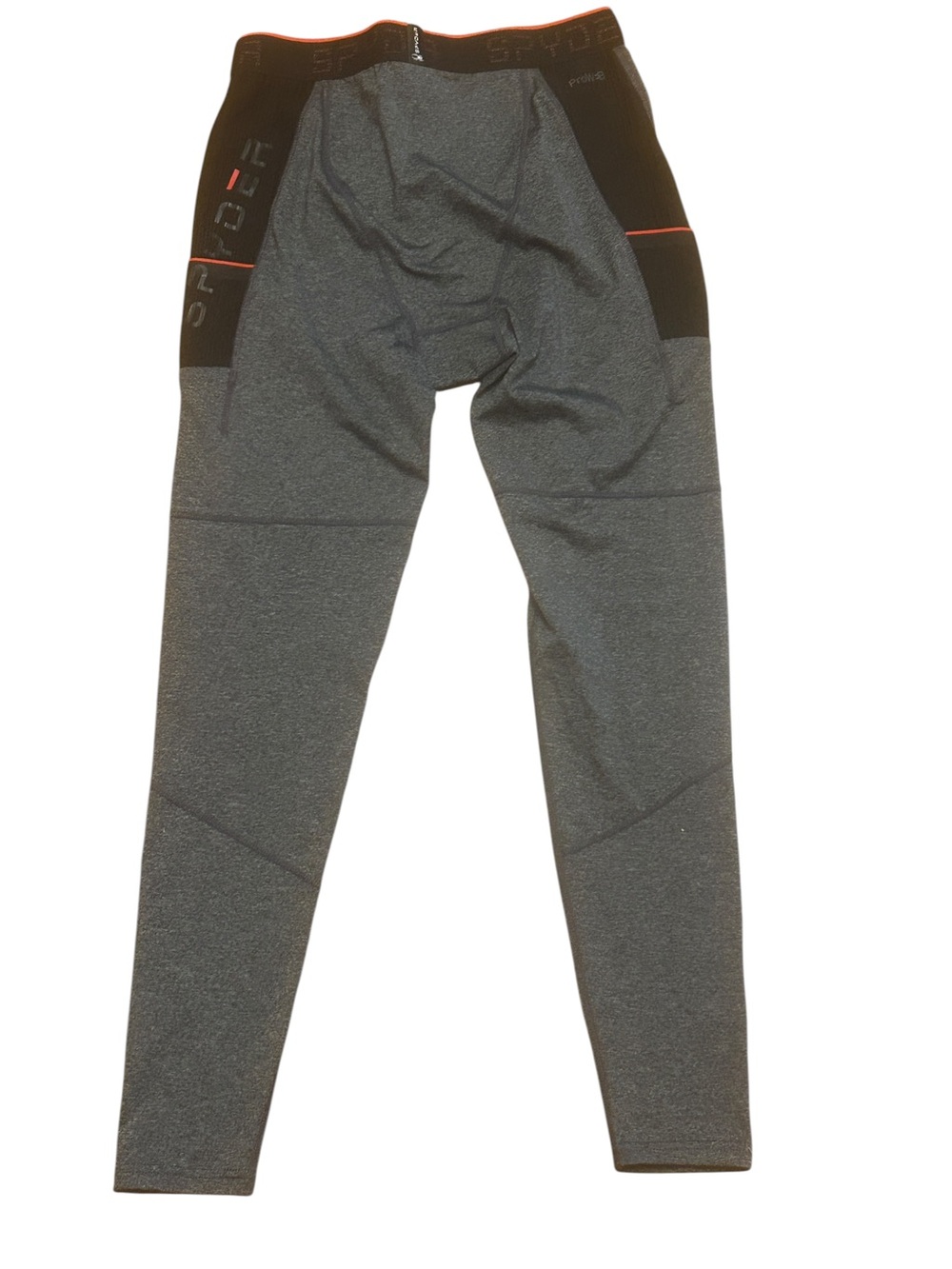 Spyder Active ProWeb Gray Stretch Baselayer Pants Tights Men's size Medium - Picture 3 of 7